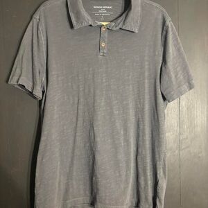Banana Republic Vintage Men's Dark Grey Polo | Size L